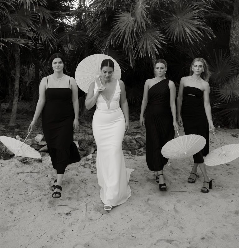 Timeless Sophistication: A Black Attire Real Wedding in Tulum