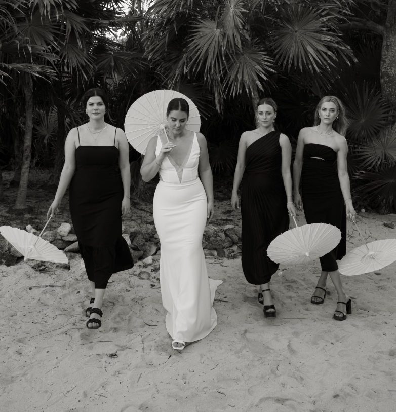 Timeless Sophistication: A Black Attire Real Wedding in Tulum